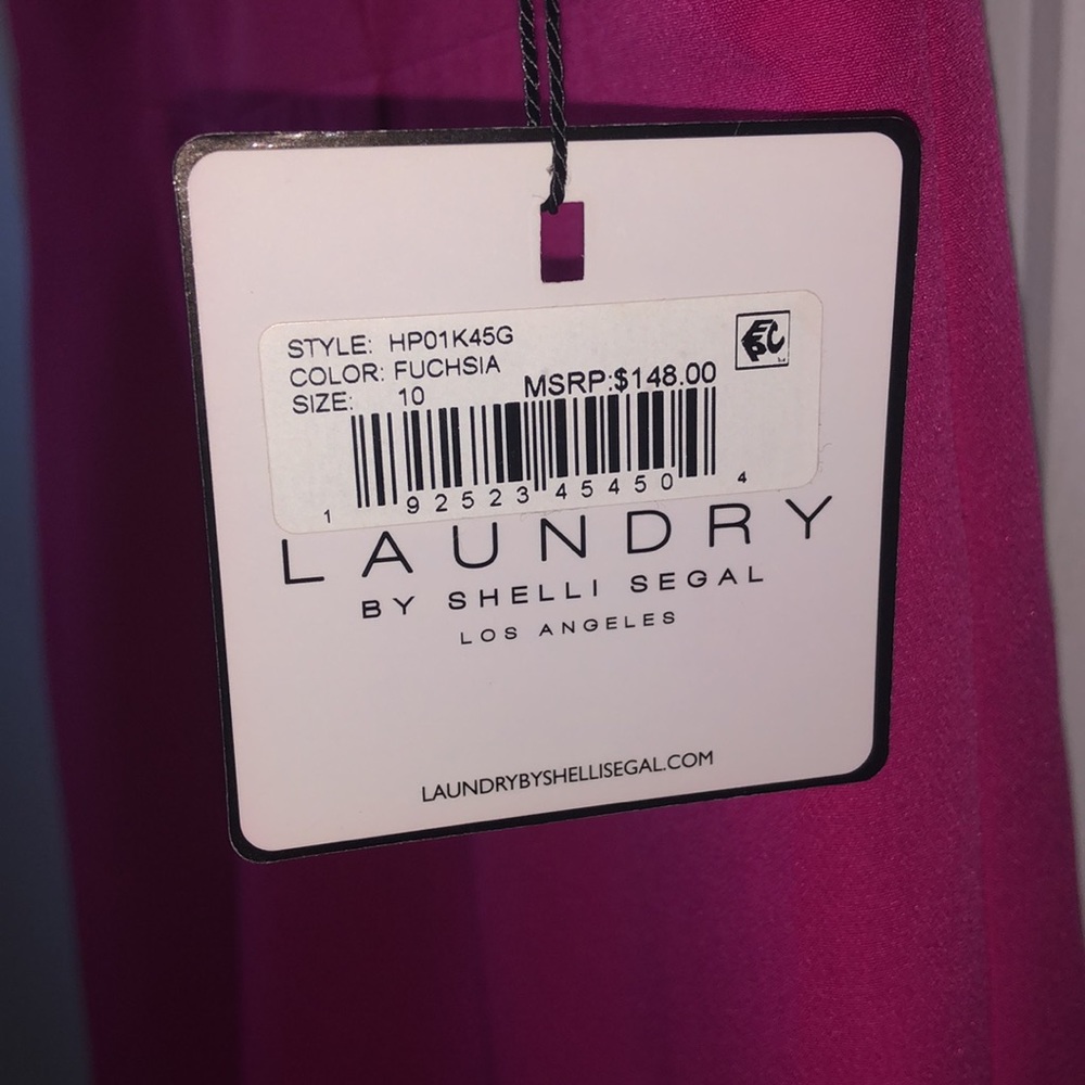 Fuchsia Laundry Cocktail Dress - Picture 4 of 6